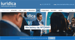 Desktop Screenshot of iuridica.com.pl