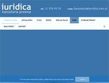 Tablet Screenshot of iuridica.com.pl
